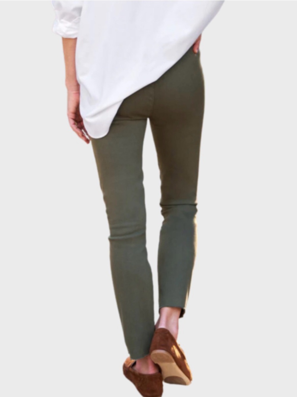 Frank & Eileen Illusion 01 Pull On Pants Raw Hem Size 27